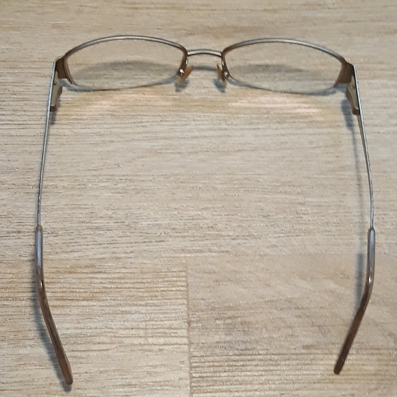 Dana Buchman Arcadia BR 53-17-138 Semi Rimless Eyeglasses Frames - Gold - Picture 9 of 15